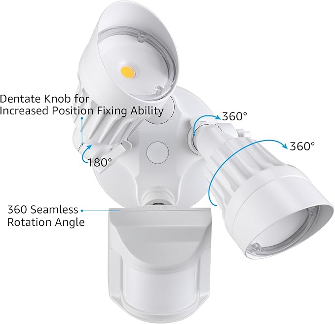 LEONLITE COB LED Security Light, Motion Sensor Outdoor Lights, Dusk to Dawn - Image 4