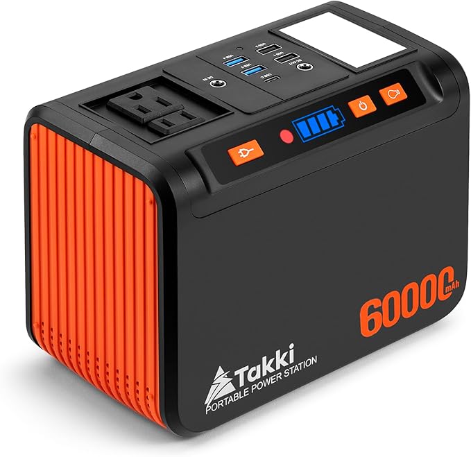 Takki 250W Portable Power Station 222Wh Camping Backup Lithium Battery by Takki