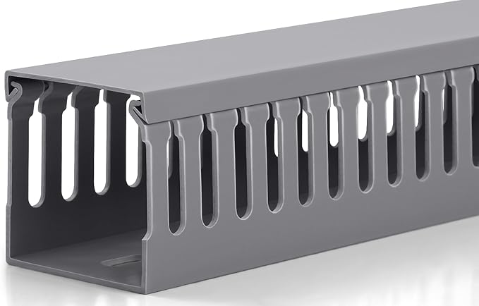ZhiYo 2 x 2in Professional Server Rack Cable Management Raceway, 99in Cable by ZhiYo