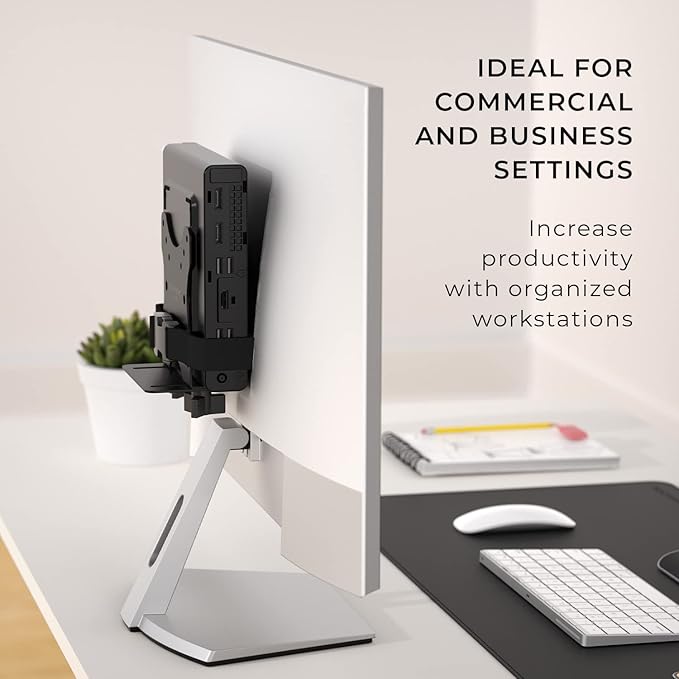 HumanCentric Thin Client Mount Bracket, Mount a Mini PC or Computer to a VESA - Image 5