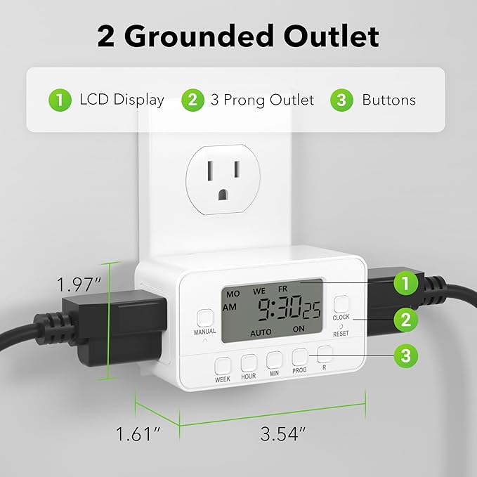 BN-LINK 7-Day Heavy Duty Digital Timer - Image 2