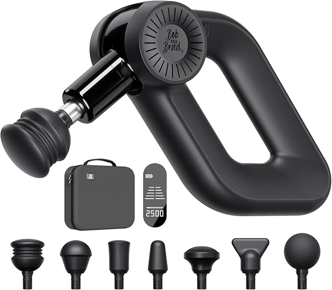 BOB AND BRAD D6 Pro Massage Gun Deep Tissue Percussion by BOBANDBRAD