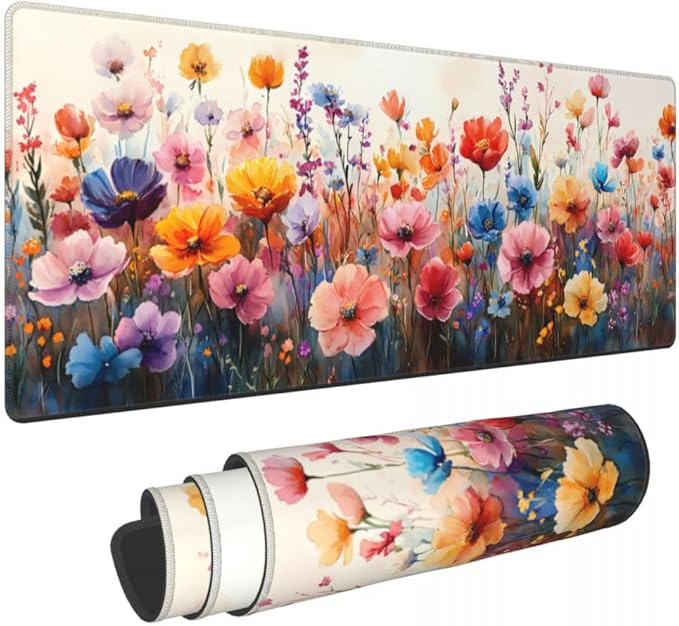 CANFLASHION Desk Pad, Office Desk Mat 31.5"×11.8" Large Gaming Mouse Pad by CANFLASHION