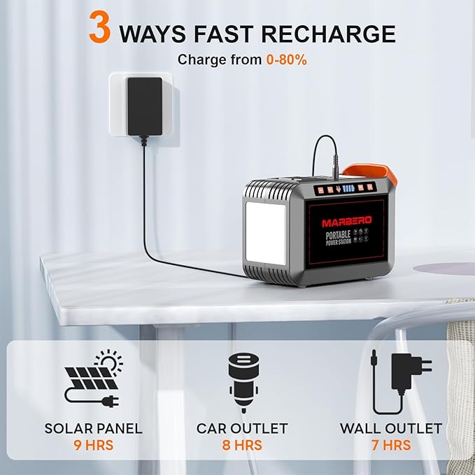 MARBERO 148Wh Solar Generator - Image 4