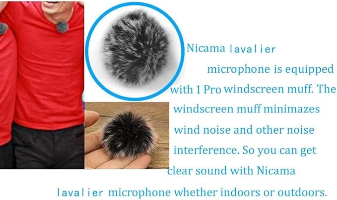Nicama AS12 USB-C Wireless lavalier Microphone - Image 4