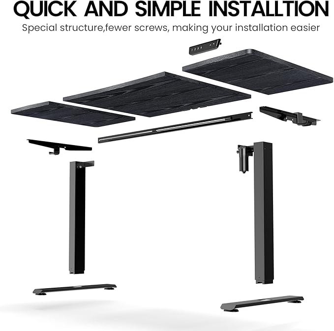 Veken 63 x 28 Inch Electric Standing Desk - Image 7