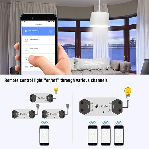 eMylo Smart Wireless Remote Control WiFi Switch Relay Module - Image 4