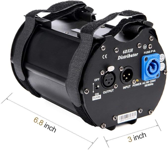 MFL. DMX Splitter with One Input 6-Way Distributor 3-Pin Xlr Separate Dmx - Image 6