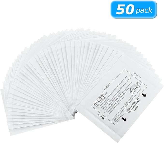BONSEN Paper Shredder Sharpening & Lubricant Sheets-Pack of 50 - Image 2