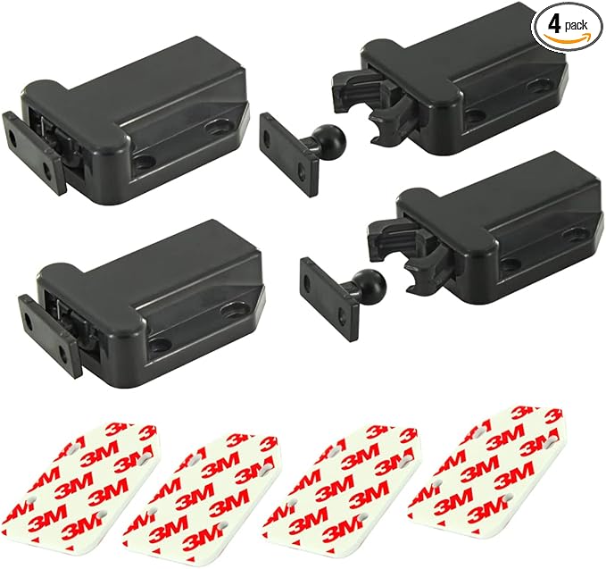 Cabinets Push Latch Cabinet & Furniture Door Catches Cabinet Latch Rebound by Junrbx