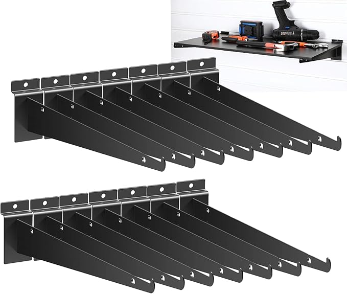 16 Inch Slatwall Shelf Bracket by APOCHON