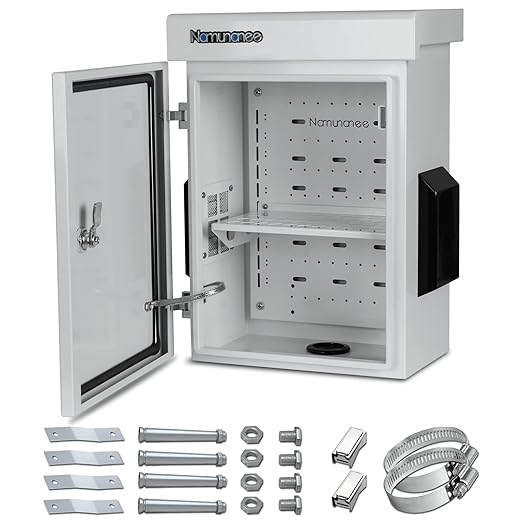 Outdoor Electrical Box, Cold-Rolled Steel Plate, Aluminum Alloy Back Beam by Namunanee