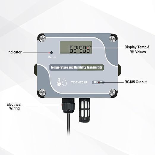 Tzone RS485 Temperature Humidity Sensor Modbus RTU Temp Sensor Digital - Image 8