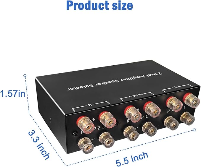 2-Way Audio Switcher Can Support Two Amplifiers, One Audio or One Amplifier - Image 6