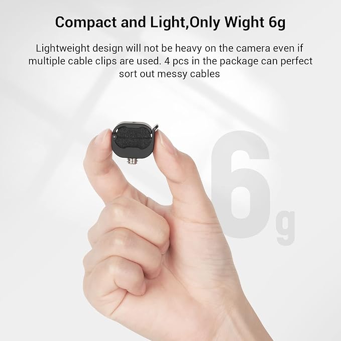 SmallRig Camera Clamp for HDMI/SDI/Microphone Cable, DSLR Camera Cable Lock - Image 6