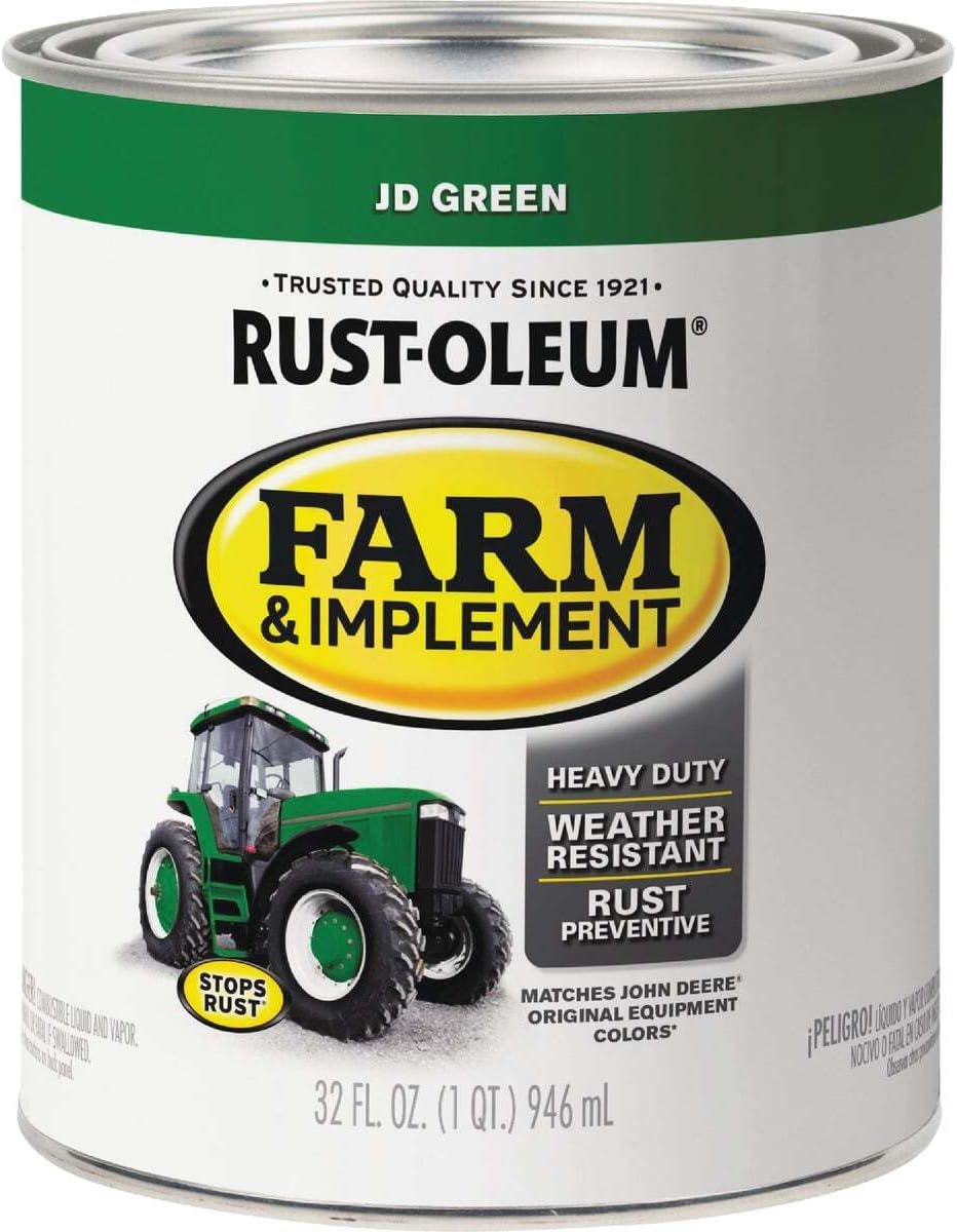 Rust-Oleum Paint MACH IMPLMNT JD Green QT 280108
