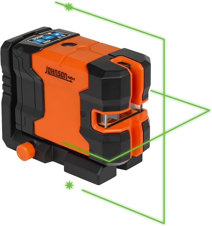 Johnson Level & Tool JLD300-GN2D Laser Level, Self-Leveling Cross-Line & 2 Dot - Image 4