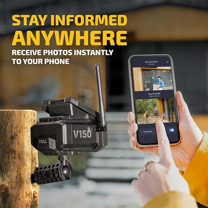 Vosker V150 Twin Pack Solar-Powered LTE Cellular Home Security Outdoor Camera | - Image 4