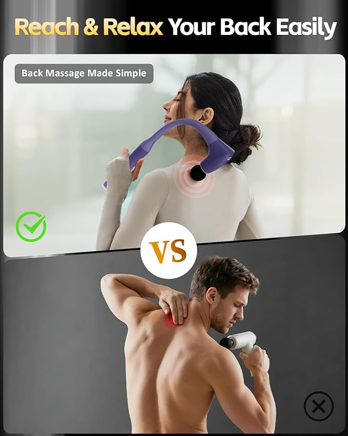 CAREKING 2-in-1 Detachable Muscle Massage Gun Deep Tissue - Image 2