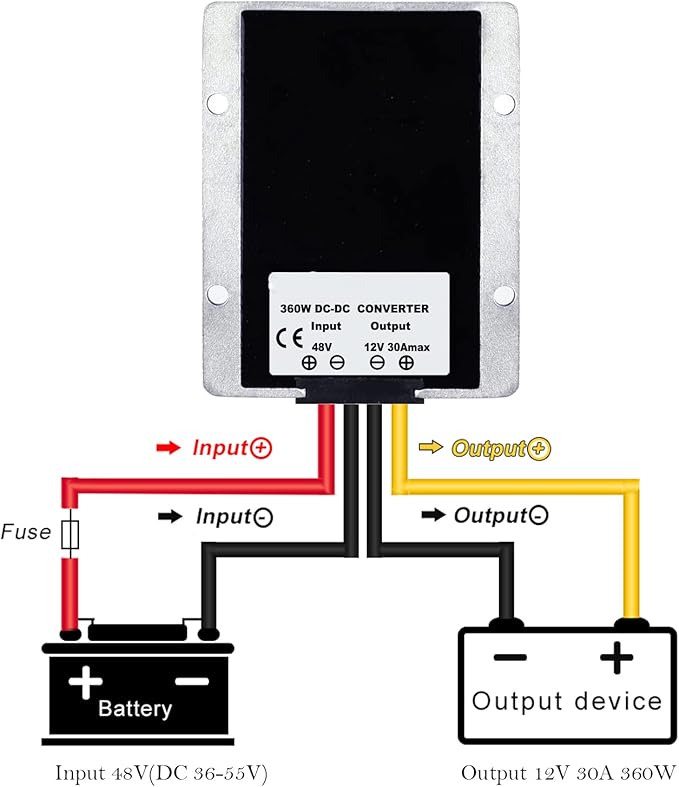 MGGi DC 48V to 12V Converter Voltage Regulator 30A 360W Voltage Reducer Buck - Image 3