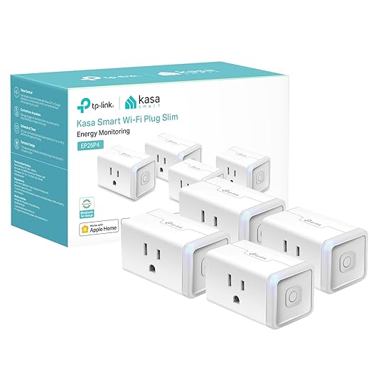 Kasa Smart Plug Mini 15A, Apple HomeKit Supported, Smart Outlet Works by KasaSmartbyTP-Link