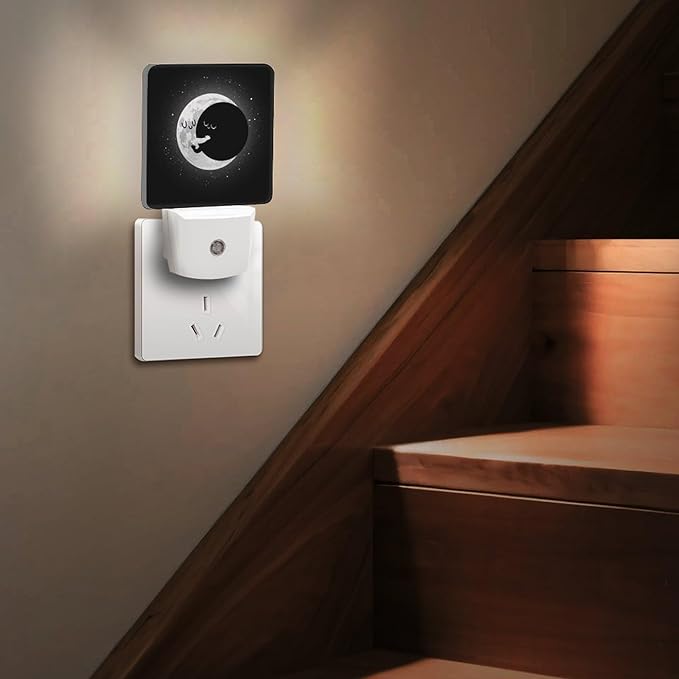 Cute Lunar Eclipse Night Light, Plug into Wall Decor Nightlights - Image 6
