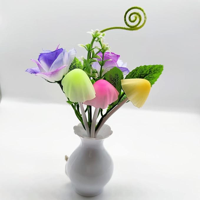AUSAYE Color-Changing LED Night Light, Home Décor Lamp Dream Nightlight Purple - Image 9