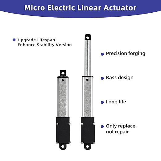 0.5 Inch 4.5lbs Mini Stroke 12V 4.5lbs Electric Linear Actuator 1.2"/sec Linear - Image 8