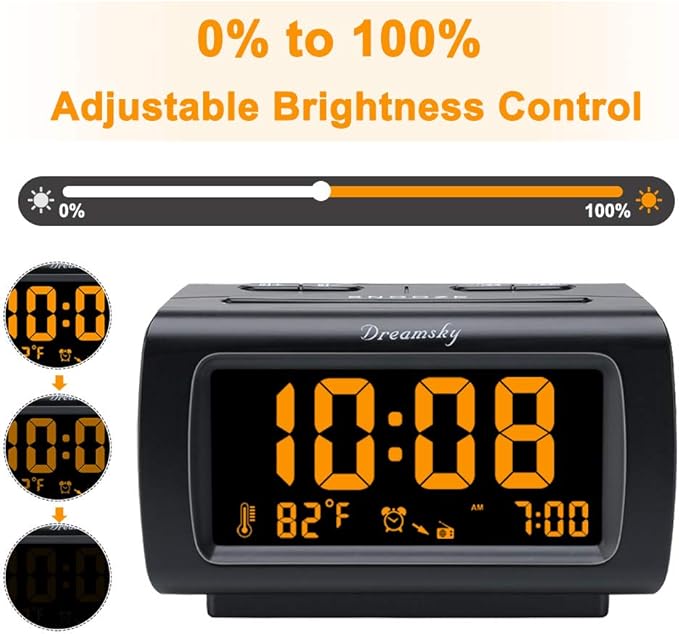 DreamSky Alarm Clock Radios for Bedrooms - Image 5