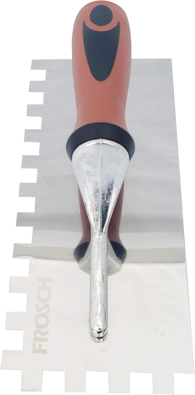 Frosch Stainless Steel Square Notch Trowel (7-PACK)