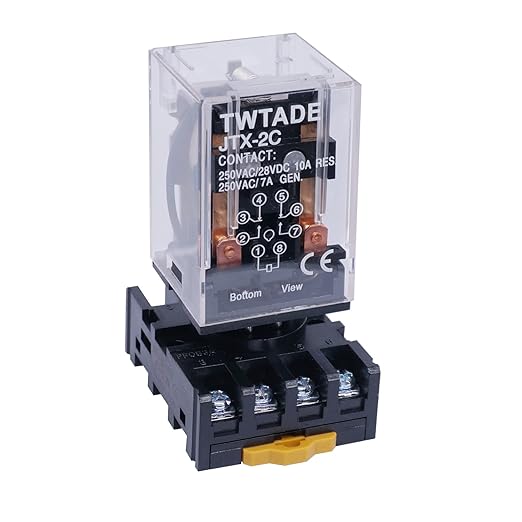TWTADE/JTX-2C, MK2P-I DPDT Power Relay by TWTADE