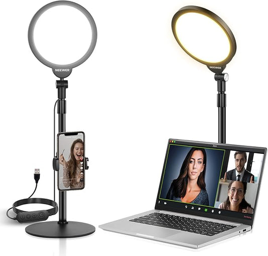 NEEWER Basics 7" Desk Ring Light by Neewer