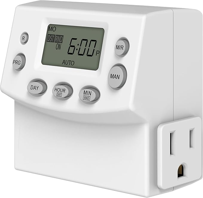 TG Heavy Duty Programmable Plug-in Digital Timer by TG