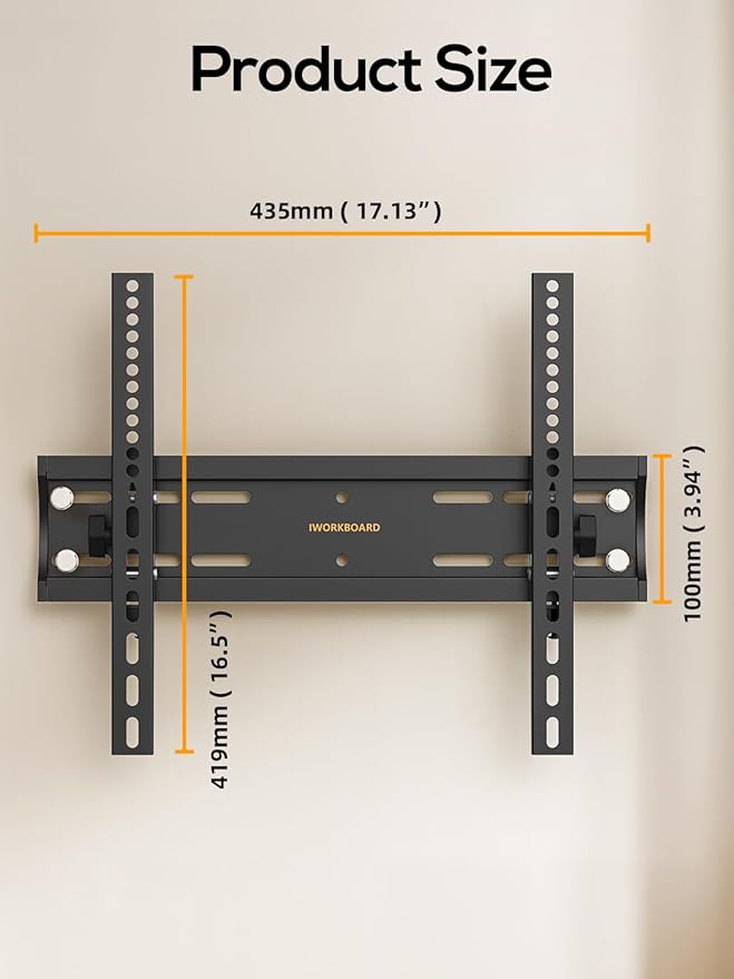 IWORKBOARD 40 50 55 inch Tilting TV Wall Mount - Image 9