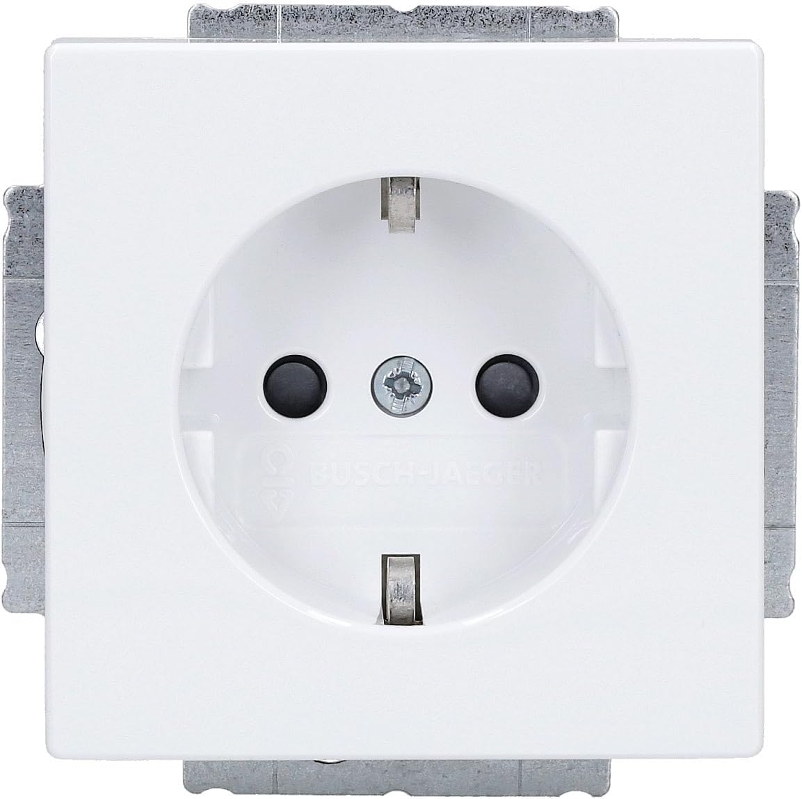Busch-Jaeger 20EUCKS-84 SCHUKO Socket outlet with increased protection against accidental contact, davos/studio white, solo