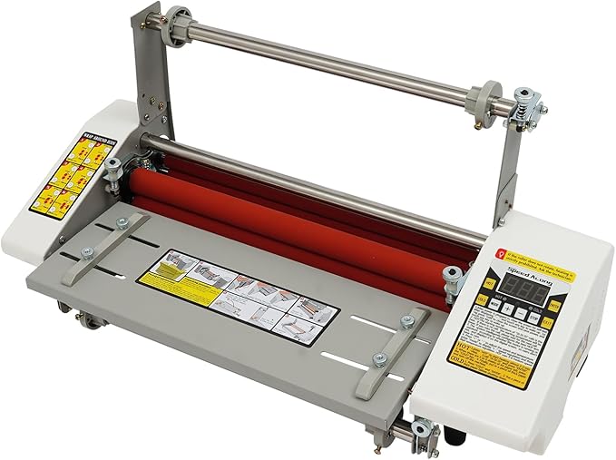13 inch Laminator Machine Hot and Cold Roll Laminator 110V Digital Thermal - Image 6