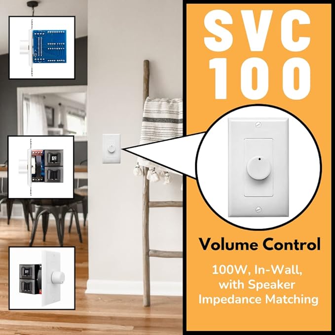 OSD Audio 100W in Wall Volume Control Impedance Matching - Image 6