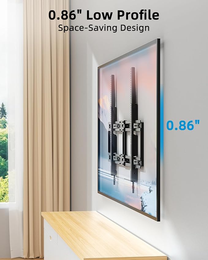 HOME VISION Ultra Slim Fixed TV Wall Mount Bracket - Image 3