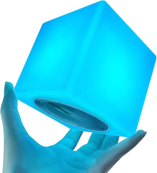 LOFTEK 4-inch LED Cube Lights: RGB 16 Colors Tesseract Cube, Cosmic LED Mood by LOFTEK