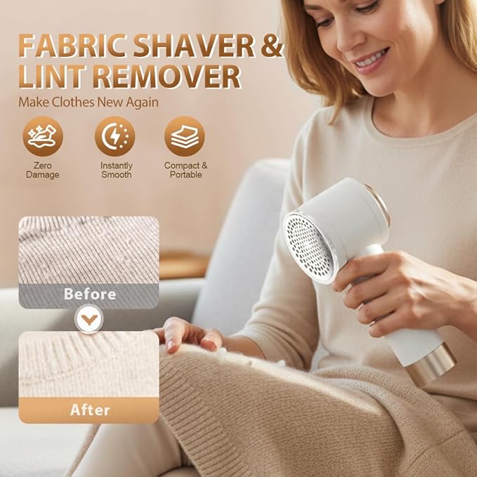 Rechargeable Fabric Shaver for Clothing - Image 3