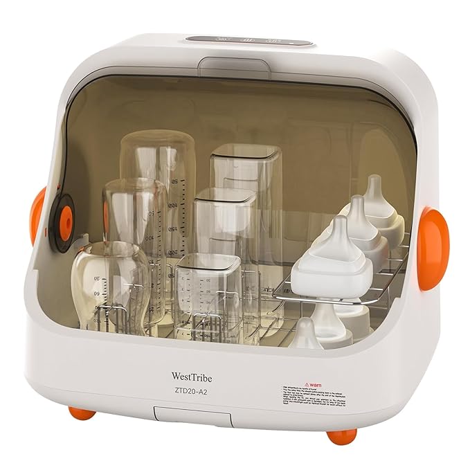 Baby Bottle Sterilizer and Dryer – UV Sterilizer 20L Large Capacity, Hot Air by WestTribe