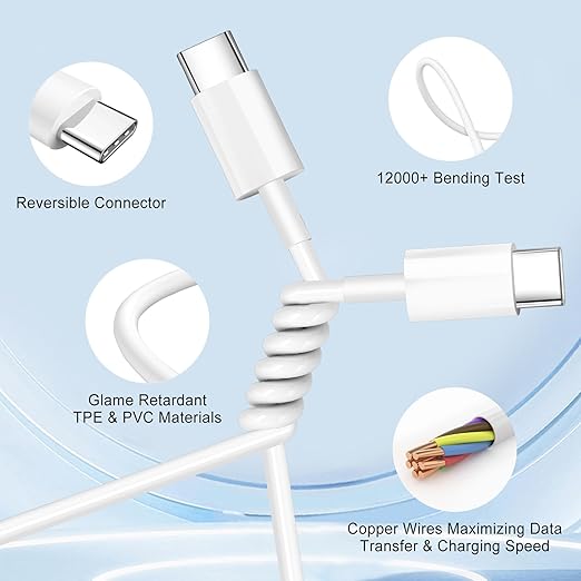 Dual Port A/C Charger for iPhone 17 16 15, Double USB A/C Charger Fast Charging - Image 5