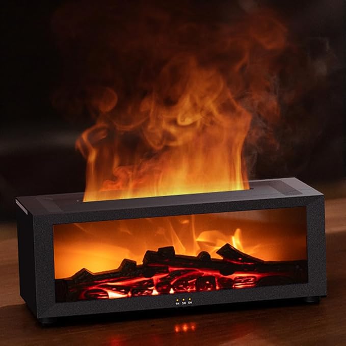 Essential Oil Diffuser, Fireplace Flame Oil Diffuser by SENMUL