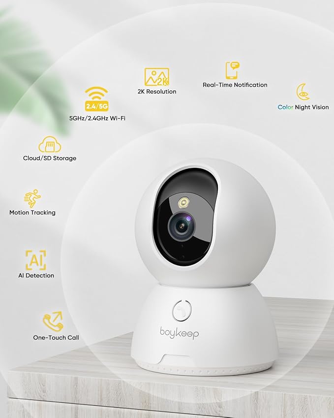 BoyKeep Indoor Camera, 2K Cameras - Image 2