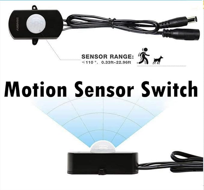 Sensky 19.7ft/6m Motion Activated LED Strip Light Kit - Image 4