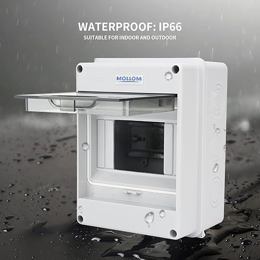 MOLLOM 5 Way Circuit Breaker MCB Distribution Protection Box - Image 3