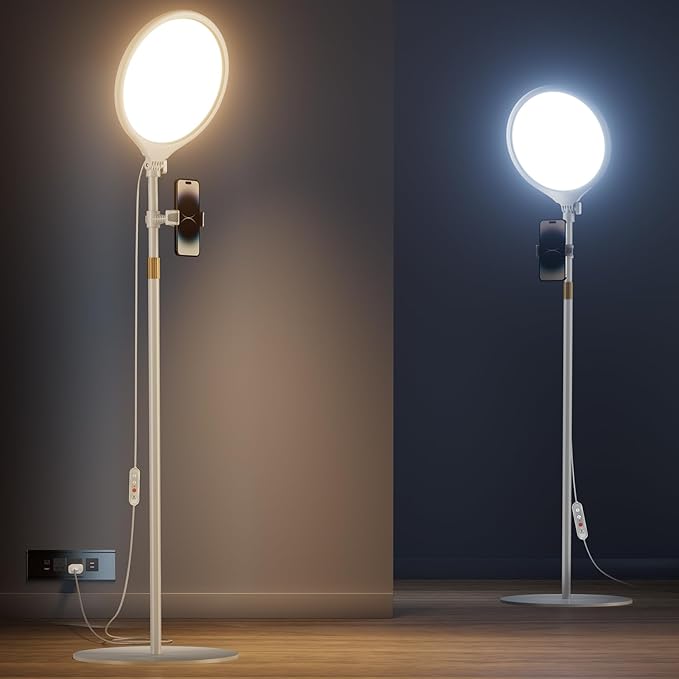 10.5" Ring Light with Stand and Phone Holder by Unknown