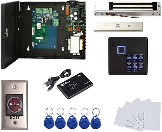MENGQI-CONTROL 1 Door Access Control Board System 600lbs Electromagnetic Lock by MENGQI-CONTROL