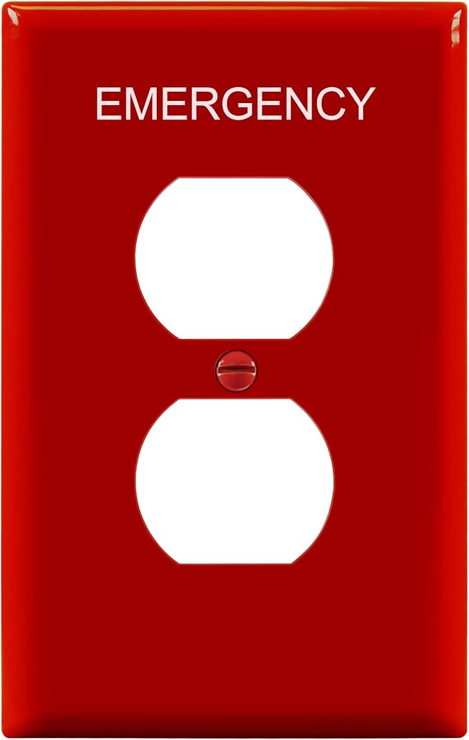 ENERLITES Duplex Receptacle Outlet Wall Plate by Enerlites