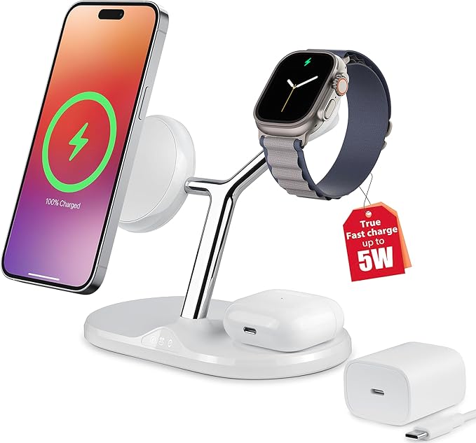 3-in-1 Wireless Charging Station by HOLAMI